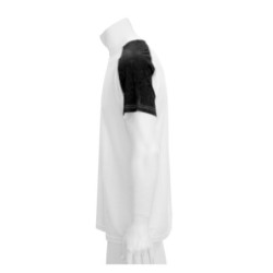 CAMISETA TÉCNICA FRANJA MANGAS NEGRA bandera dinamarca pais gobierno danés personalizada