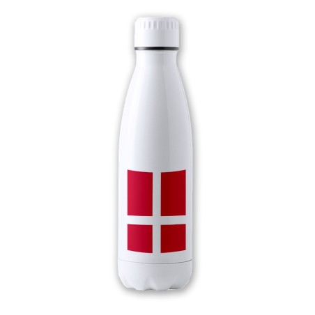 BIDON TÉRMICO AISLANTE 700 ML ACERO INOXIDABLE bandera dinamarca pais gobierno danés botella termo deportivo