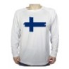 CAMISETA MANGA LARGA bandera finlandia pais gobierno finlandés personalizada