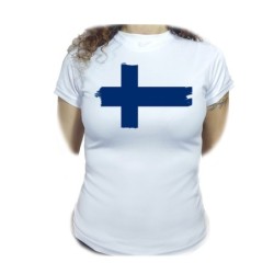 CAMISETA MUJER bandera...