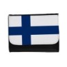 BILLETERA BILLETERO bandera finlandia pais gobierno finlandés unisex negro monedero