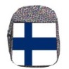 MOCHILA LUNARES ESTAMPADO bandera finlandia pais gobierno finlandés escolar personalizado picnic excursión deporte