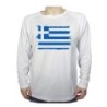 CAMISETA MANGA LARGA bandera grecia pais gobierno griego personalizada