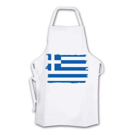 DELANTAL TALLA ADULTO bandera grecia pais gobierno griego cocina personalizado