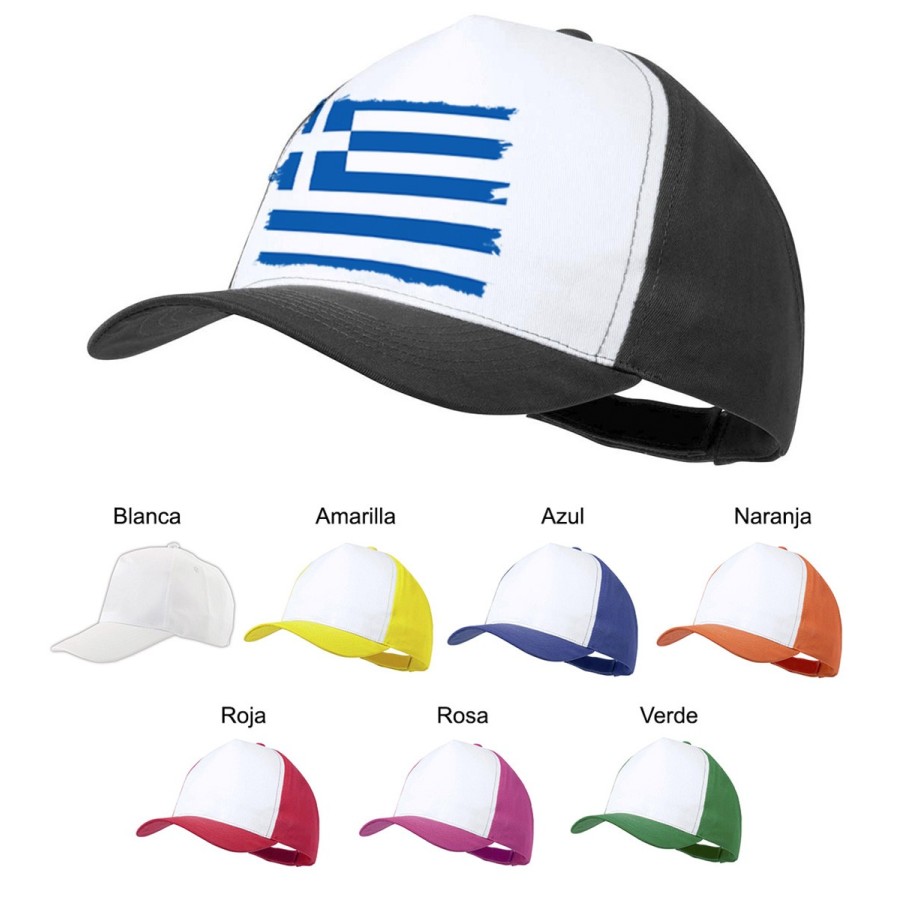 GORRA COLORES bandera grecia pais gobierno griego color personalizada