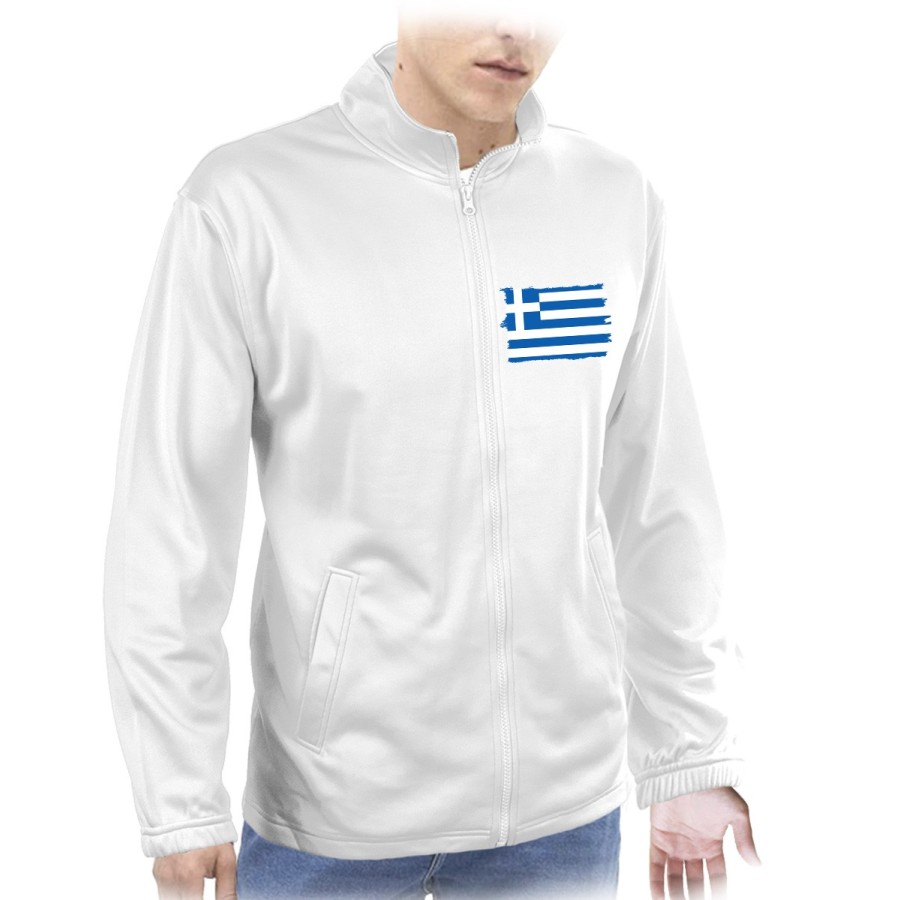 CHAQUETA TECNICA 1 IMPRESION bandera grecia pais gobierno griego  personalizada