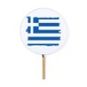 ABANICO ESTILO PAI PAI bandera grecia pais gobierno griego moda primavera verano elegante