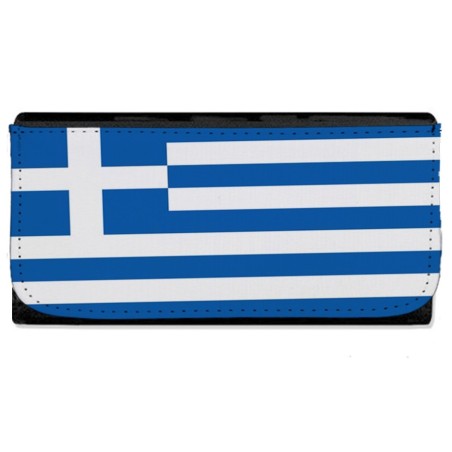 BILLETERA BILLETERO bandera grecia pais gobierno griego mujer señora negro monedero