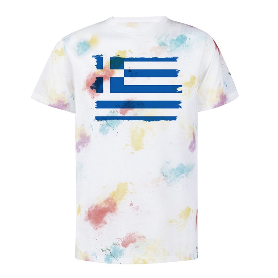 CAMISETA MARCAS COLORES bandera grecia pais gobierno griego personalizada