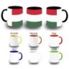 TAZA COLORES bandera hungría pais gobierno húngaro color personalizada