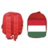 PACK MOCHILA ROJA Y ESTUCHE bandera hungría pais gobierno húngaro material escolar