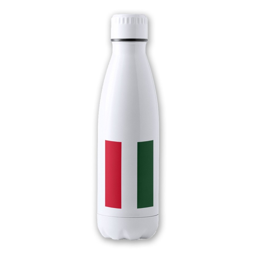 BIDON 700 ML ACERO INOXIDABLE bandera hungría pais gobierno húngaro tapon seguridad botella