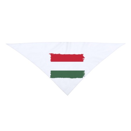 PAÑOLETA TRIANGULAR SUAVE bandera hungría pais gobierno húngaro moda cuello fiestas