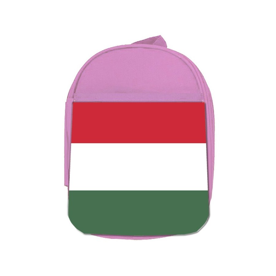 MOCHILA ROSA bandera hungría pais gobierno húngaro escolar personalizado picnic excursión deporte