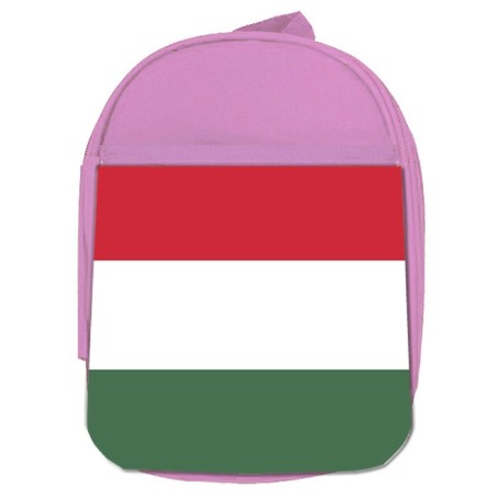 MOCHILA ROSA bandera hungría pais gobierno húngaro escolar personalizado picnic excursión deporte