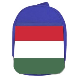 MOCHILA AZUL bandera hungría pais gobierno húngaro escolar personalizado picnic excursión deporte