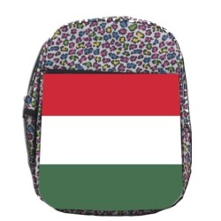 MOCHILA LUNARES ESTAMPADO bandera hungría pais gobierno húngaro escolar personalizado picnic excursión deporte