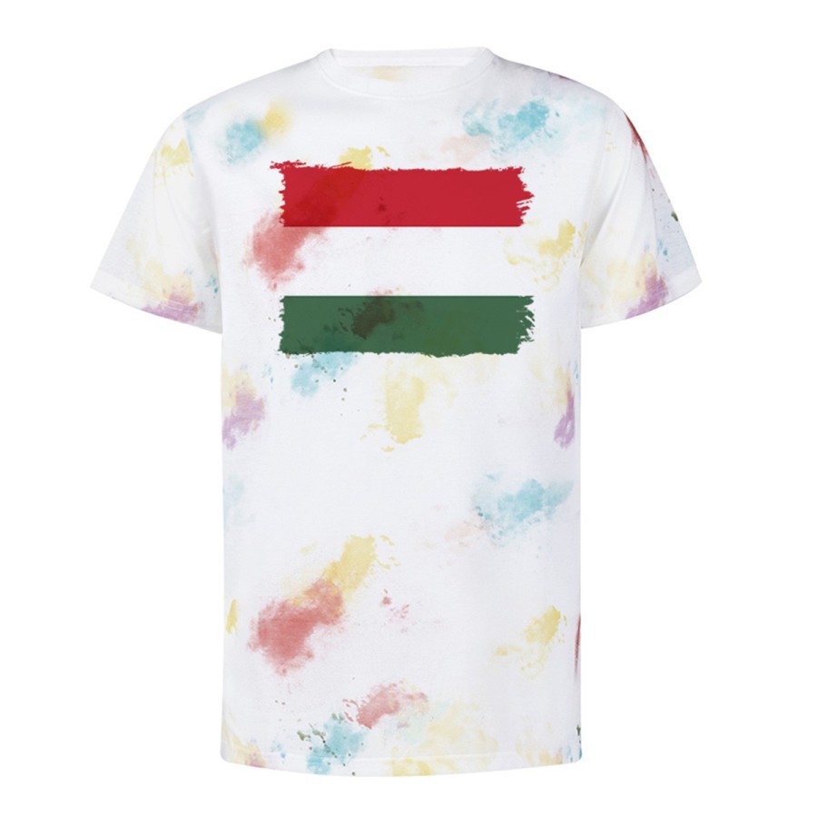 CAMISETA MARCAS COLORES bandera hungría pais gobierno húngaro personalizada