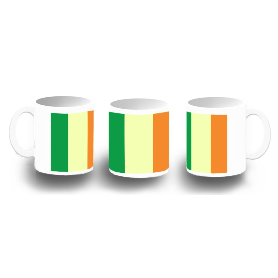 TAZA FOTOLUMINISCENTE bandera irlanda pais gobierno irlandés BRILLA OSCURIDAD