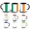 TAZA COLORES bandera irlanda pais gobierno irlandés color personalizada