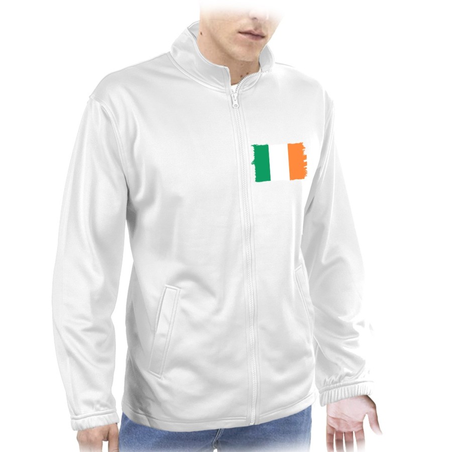 CHAQUETA TECNICA 1 IMPRESION bandera irlanda pais gobierno irlandés  personalizada