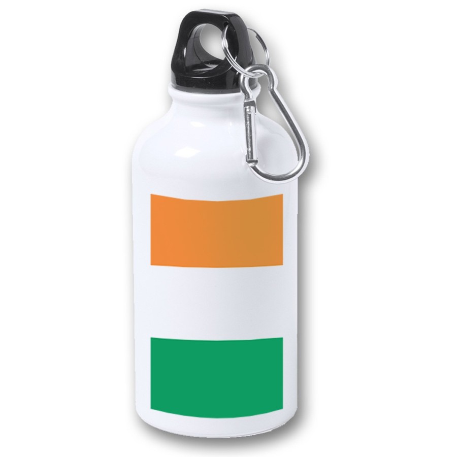 BIDON 400ML METALICO bandera irlanda pais gobierno irlandés para viaje y deporte