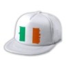 GORRA 5 PANELES REDECILLA TRASERA bandera irlanda pais gobierno irlandés estilo rapero