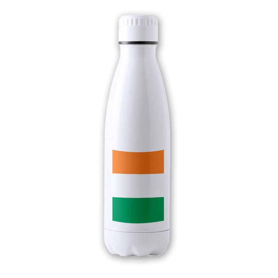 BIDON 700 ML ACERO INOXIDABLE bandera irlanda pais gobierno irlandés tapon seguridad botella