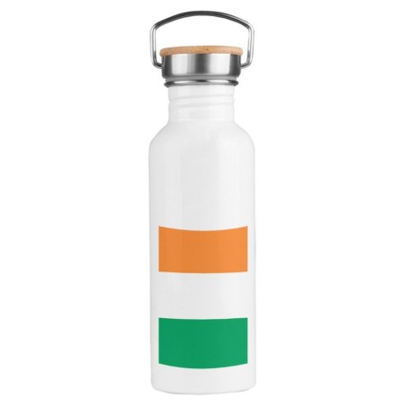 BIDON 750 ML ACERO INOXIDABLE ESTILO RETRO bandera irlanda pais gobierno irlandés deporte deportivo botella