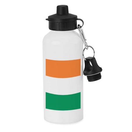 BIDON 600 ML ACERO INOXIDABLE CON CHUPON bandera irlanda pais gobierno irlandés escolar deporte bicicleta