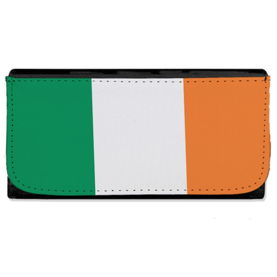 BILLETERA BILLETERO bandera irlanda pais gobierno irlandés mujer señora negro monedero