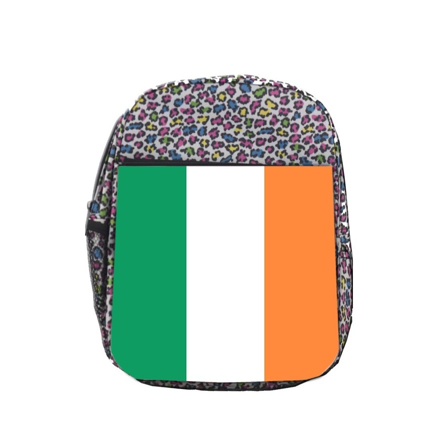 MOCHILA LUNARES ESTAMPADO bandera irlanda pais gobierno irlandés escolar personalizado picnic excursión deporte