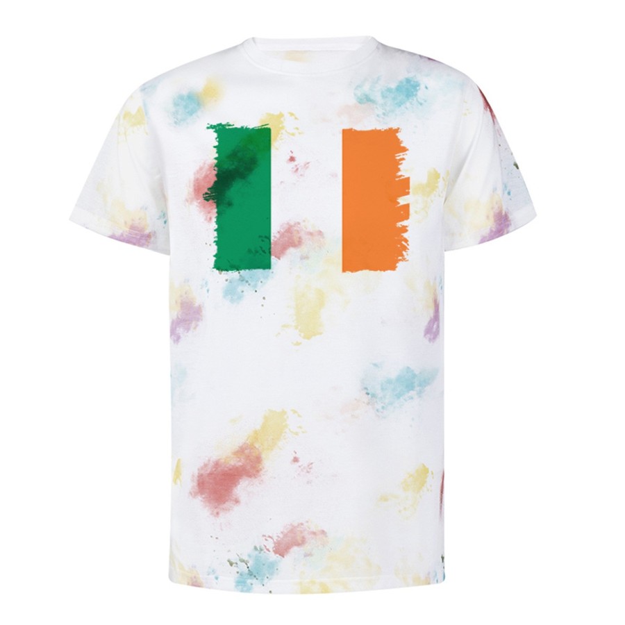 CAMISETA MARCAS COLORES bandera irlanda pais gobierno irlandés personalizada