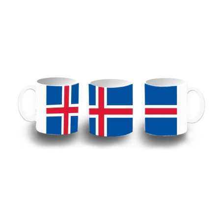 TAZA DE PLASTICO bandera islandia pais gobierno islandés niños personalizada