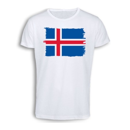 CAMISETA TACTO ALGODÓN bandera islandia pais gobierno islandés cómoda personalizada