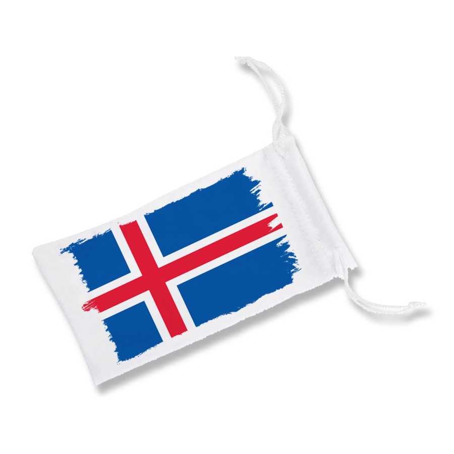 FUNDA BOLSA MULTIUSOS bandera islandia pais gobierno islandés gafas dados rol personalizada color