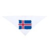 PAÑOLETA GRANDE TRIANGULAR SUAVE bandera islandia pais gobierno islandés moda cuello fiestas