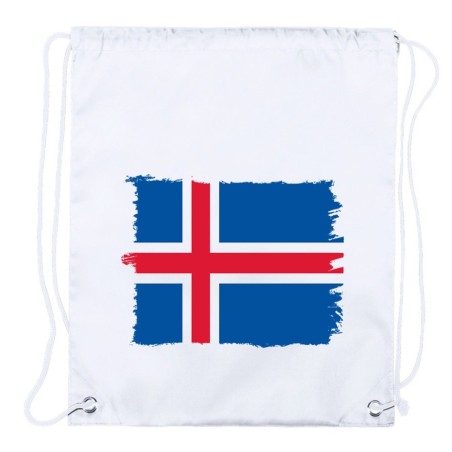 MOCHILA DE CUERDAS (SELECCIONE CANTIDAD) bandera islandia pais gobierno islandés playa piscina excursion