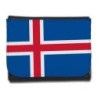 BILLETERA BILLETERO bandera islandia pais gobierno islandés hombre caballero negro monedero