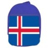 MOCHILA AZUL bandera islandia pais gobierno islandés escolar personalizado picnic excursión deporte