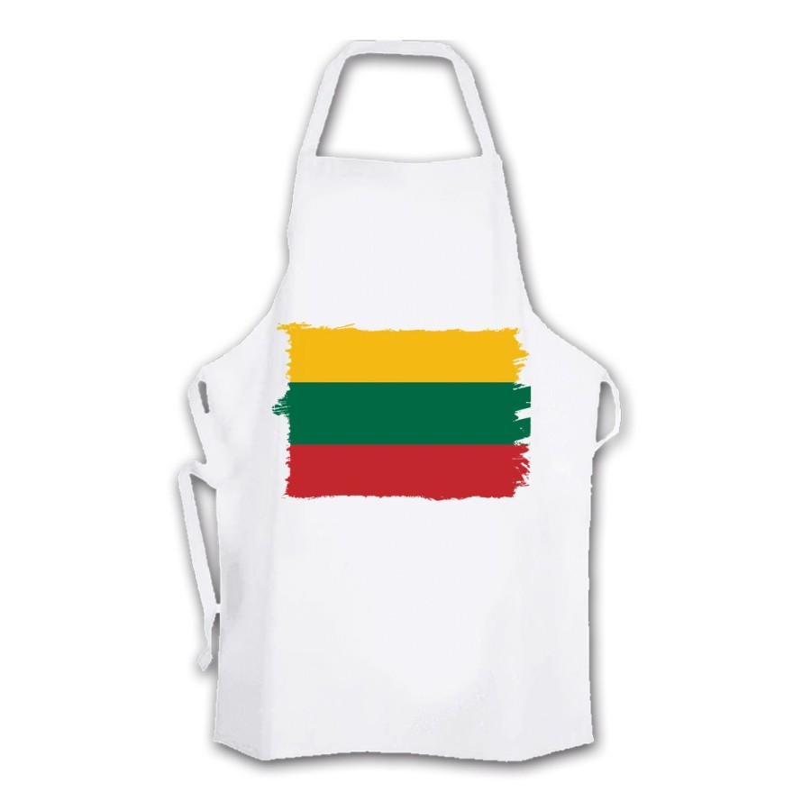 DELANTAL TALLA ADULTO bandera lituania pais gobierno lituano cocina personalizado