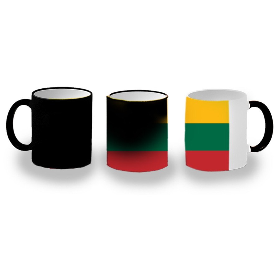 TAZA MÁGICA bandera lituania pais gobierno lituano personalizada