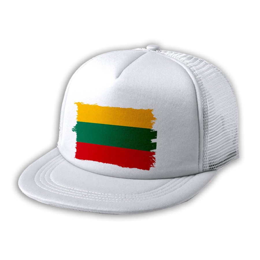 GORRA 5 PANELES REDECILLA TRASERA bandera lituania pais gobierno lituano estilo rapero