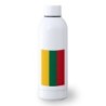 BIDON 500 ML ACERO INOXIDABLE bandera lituania pais gobierno lituano deporte deportivo botella senderismo