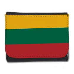 BILLETERA BILLETERO bandera lituania pais gobierno lituano hombre caballero negro monedero