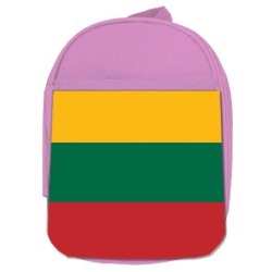 MOCHILA ROSA bandera...