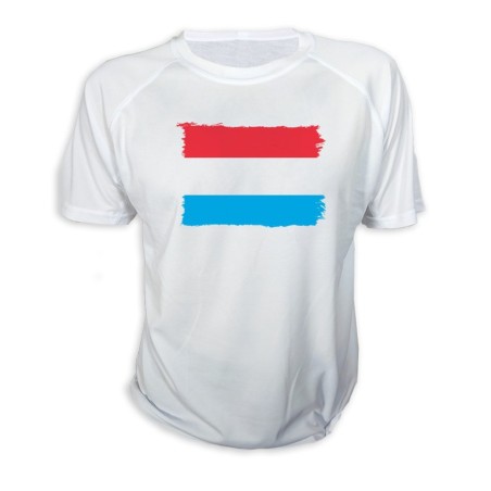 CAMISETA bandera luxemburgo pais gobierno luxemburgués personalizada