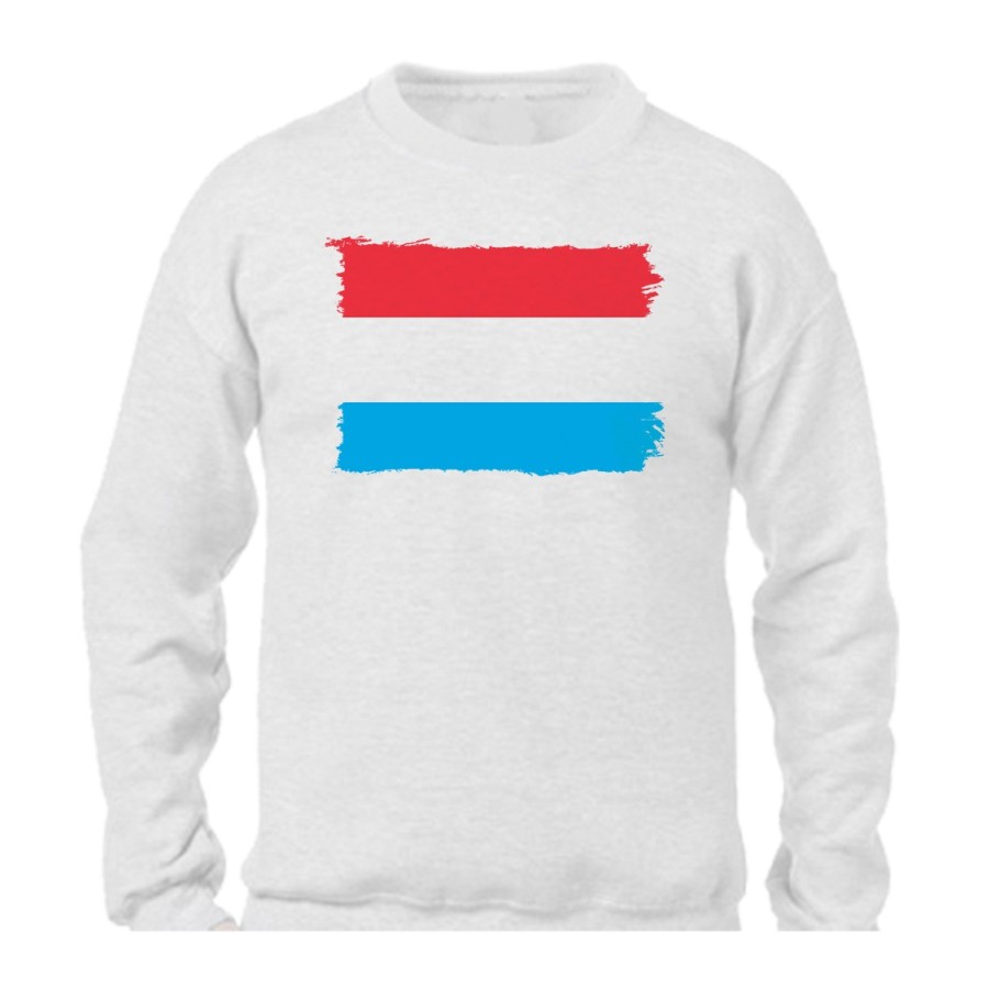 SUDADERA bandera luxemburgo pais gobierno luxemburgués personalizada