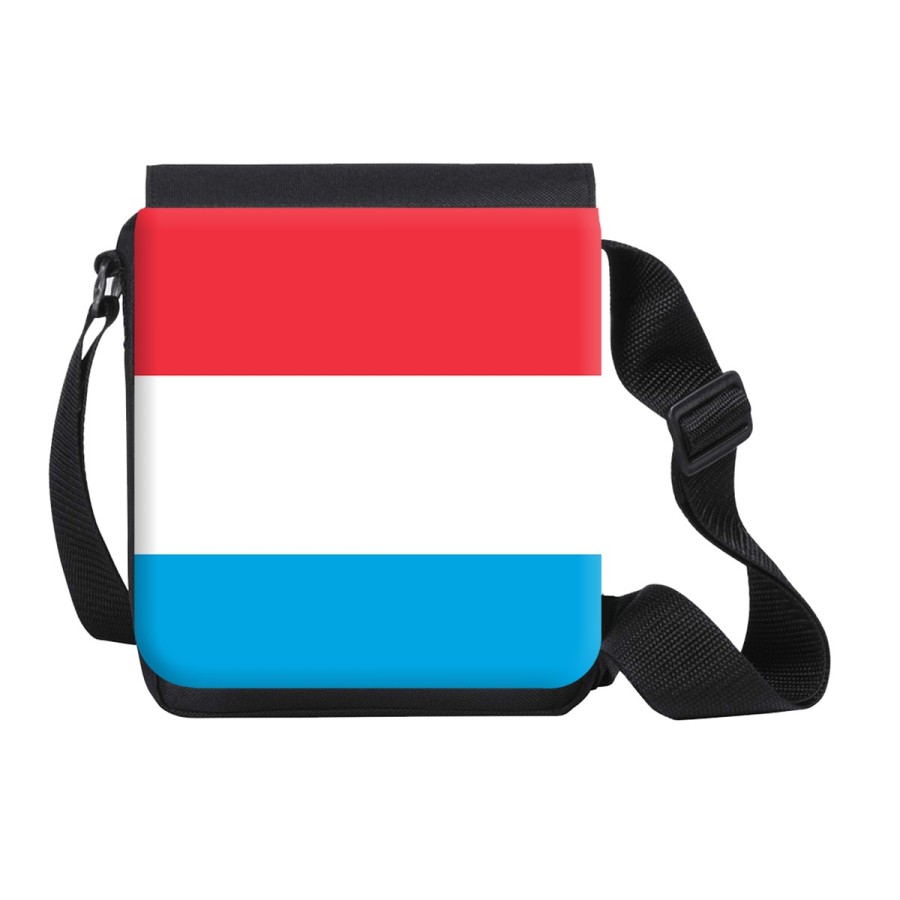 BANDOLERA PEQUEÑA bandera luxemburgo pais gobierno luxemburgués bolso personalizada