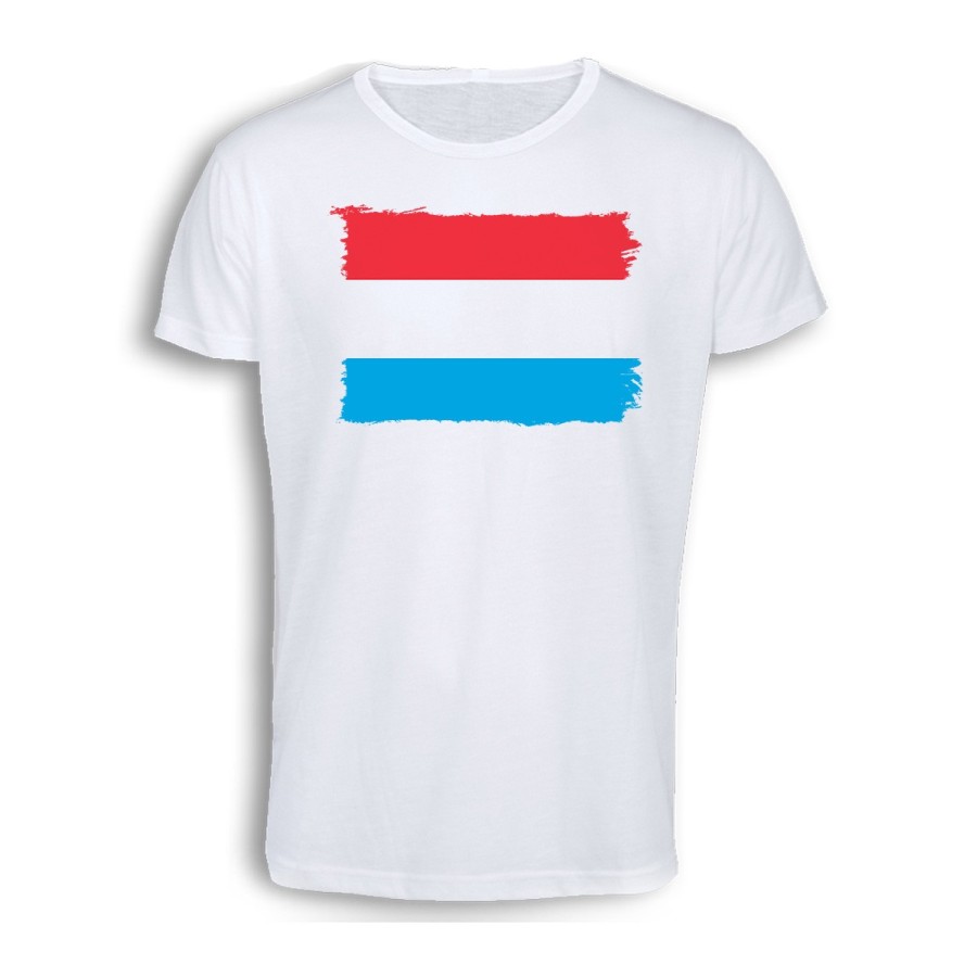 CAMISETA TACTO ALGODÓN bandera luxemburgo pais gobierno luxemburgués cómoda personalizada